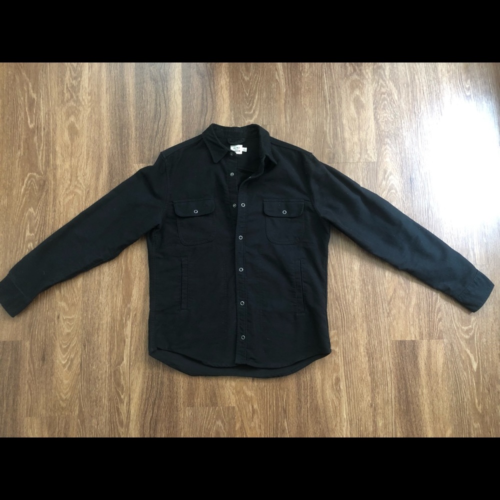 Men’s Black Huckberry Flannel Jacket